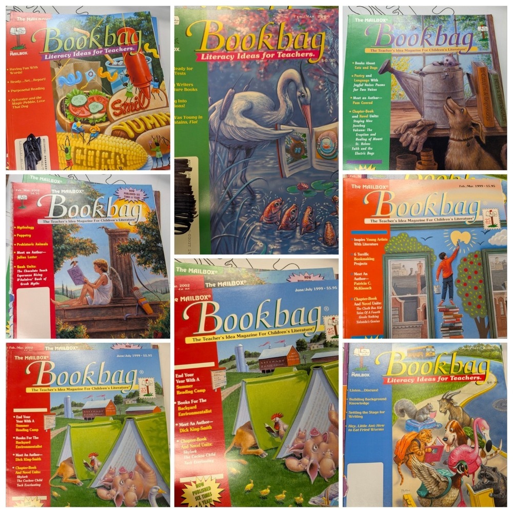 The Mailbox Bookbag Vintage Teacher's Idea Magazines Lot for Children Literature